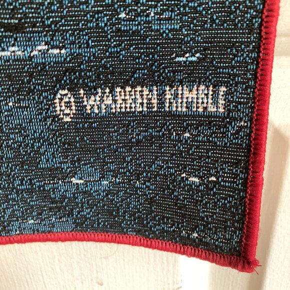 Warren Kimble Lighthouse Sailboats Bell Pull Tapestry Wall Hanging Wooden Dowel - Picture 5 of 7